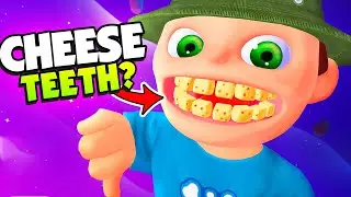 I Gave a Human CHEESE For TEETH!? - (VR Dentist Sim)