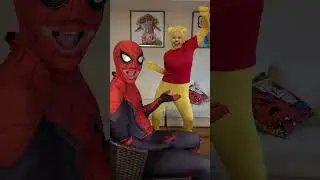 Spider-Man funny video 😂😂😂 Part805 #funny #tiktok #shorts