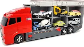 13 Type Tomica Cars ☆ Tomica opening and put in convoy