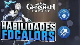 FOCALORS! SET DE HABILIDADES ARCONTE HYDRO GENSHIN IMPACT gameplay español