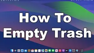 How To Empty Trash In macOS | Clean Out Deleted Items | A Quick & Easy Guide