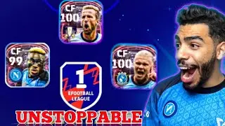 I Broke eFootball Division 1 with PHENOMENAL FINISHERS   ( HAALAND + H.KANE + OSIMHEN ) 🔥