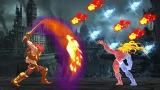 Gill Vs King Leo (Shin Shishioh) - Street Fighter X Savage Reign X NGBC [Capcom X SNK][MUGEN Bosses]