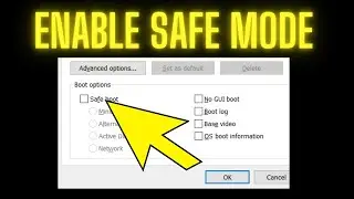 How to enable safe mode in windows 10