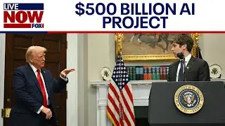 Trump announces $500 billion 'Stargate' AI infrastructure project | LiveNOW from FOX