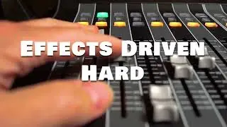 Yamaha DM3 effects driven hard | Follow-up video