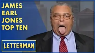 James Earl Jones Top Ten Things That Sound Cool | Letterman