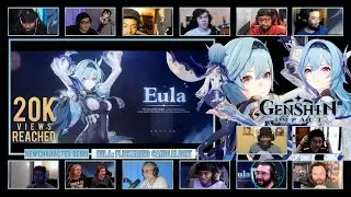 New Character Demo | Eula - Flickering Candlelight | Genshin Impact  [ Reaction Mashup Video ]