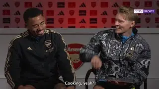 Arsenal stars Odegaard and Jesus answer the big questions