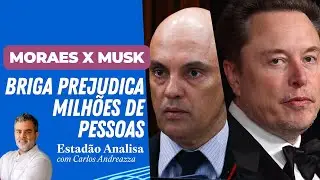 MUSK x MORAES: ‘Briga PREJUDICA MILHÕES de pessoas. SUSPENDER o X é medida EXTREMA’| Estadão Analisa