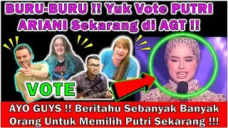 ‼️Ayo Dukung Putri Ariani Sekarang! Buru-Buru!! Putri Returned to AGT!! Reaksi Amerika Jess Mancuso😍