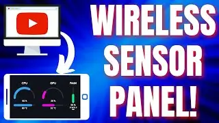 How To Use Mobile Phone As Free Wireless Sensor Panel For PC | Turn Phone Into PC System Monitor