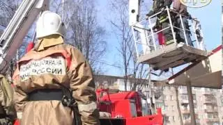 На Школьной 12 пожарные проходили учения