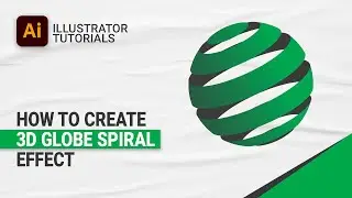 How To Create 3D Globe Spiral in Illustrator