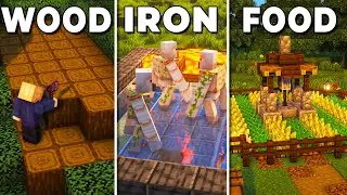 3 MUST HAVE Starter Farms For 1.21 Minecraft!