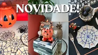 A CASA TÁ NO CLIMA DO HALLOWEEN | LANÇAMOS UM PRATO NOVO | RECEITA DE VINAGRETE DE MANGA | VLOG