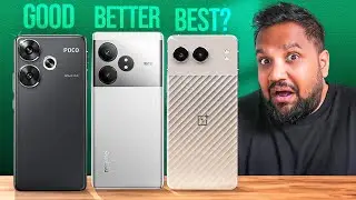 OnePlus Nord 4 vs Realme GT 6T vs POCO F6 Full Comparison - Battle of Premium Mid Rangers!