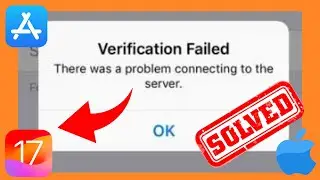 How to fix verification failed there was a problem connecting to the server on iPhone 2024 || iOS 17