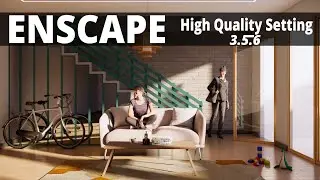 How To Make A High Quality Render Setting: ENSCAPE Tutorial