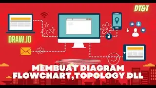 Cara membuat diagram, topologi, grafik, flowchart secara online