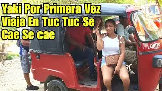 Yaki Emocionada Monta Tuc Tuc| Su Primera vez Y Se Cae.