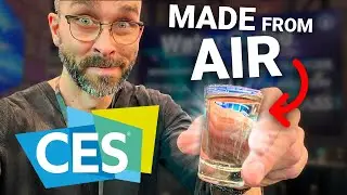 Giant Device Creates Water From Air at CES 2024! (Genesis Systems WaterCube)