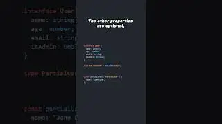 Typescript Partial type 