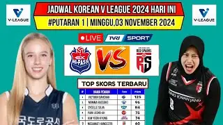 Jadwal Liga Voli Korea 2024 Hari ini~Hi Pass vs Red Sparks~Klasemen & Top Skor Terbaru~Live Tvri