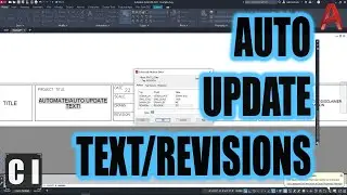 Easy AutoCAD Trick to Automate Layout Text! Auto Update Revisions, Titles & more on all Sheets