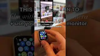 iPhone Filming Hack - use your Apple Watch as a monitor! #iphonevlog #creatortips