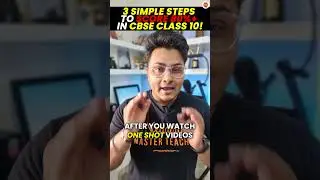 3 Simple Steps to Score 80%+ in CBSE Class 10 Board Exam 2023-24🔥 | 10th Board Exam Tips #CbseExam