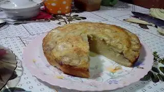 Манник на молоке с бананами в духовке