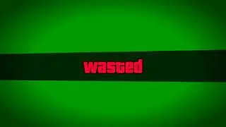 Футажи для видеомонтажа ГТА 5 Потрачено GTA 5 Wasted green screen Chroma key