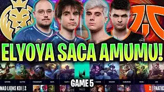 ELYOYA SACA AMUMU JUNGLA EN LA PARTIDA DECISIVA! | MDK vs FNC Game 5 LEC SEASON FINALS 2024 ESPAÑOL