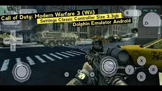 Call of Duty: Modern Warfare 3 (Wii) Gameplay On Dolphin Emulator Android + Classic Controller