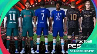 PES 2021 Update Patch - Update Kitpack Premier League Season 2022-2023 v5 Full Patch