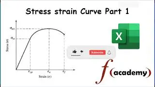 How to Plot a Stress-Strain Curve in Excel | Step-by-Step Tutorial part 1