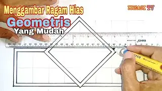 ❤Menggambar Ragam Hias Geometris Yang Mudah Sekali