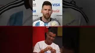 😅 Cristiano Ronaldo, Lionel Messi'nin o unutulmaz sözünü söylüyor. 👀 #messi #ronaldo #futbol #htspor