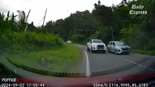 Netizens hunt for viral white Vigo driven dangerously on Telupid-Ranau road