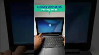 How to factory reset a Samsung Chromebook. #chromebooks #chromebook