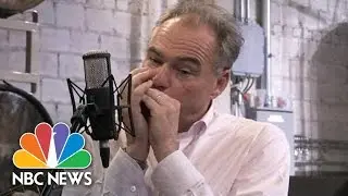 Tim Kaine Plays Harmonica On Campaign Trail | NBC News