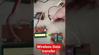 Short School Project to demonstrate wireless data transmission over RF.