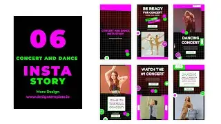 Concert and Dance Instagram Story After Effects Template | Explore Library of AE Templates