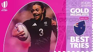 Olympic Champions go back-to-back | New Zealand's Top Tries from SVNS 2023/24