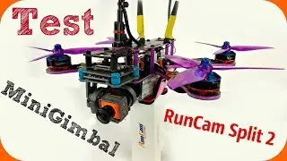 Тест миниподвеса для RunCam Split.