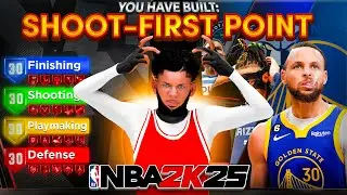 99 3PT + 99 STEAL + 95 BALL SHOOT-FIRST POINT is THE BEST POINT GUARD BUILD in NBA 2K25 NEXT GEN!