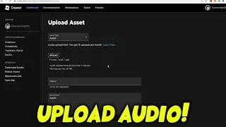 How to Upload Audio to Roblox (2024)