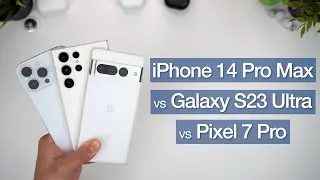 iPhone 14 Pro Max vs Galaxy S23 Ultra vs Pixel 7 Pro In-Depth Review | We Have A New Champion!