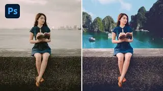 Photoshop Tutorial: how to change background in photoshop!
